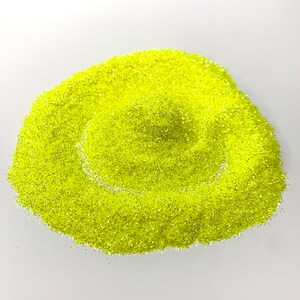 Fluorescent Yellow Ultra Fine Glitter – For Resin, Crafts, & Nail Art