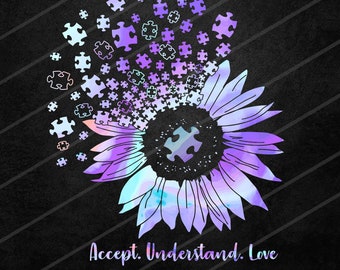 Free Free Sunflower Autism Svg SVG PNG EPS DXF File