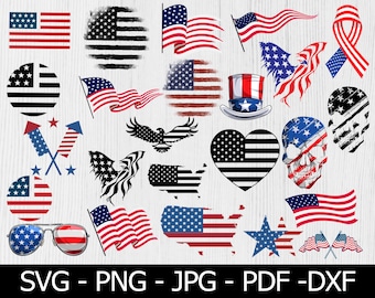 29 Distressed Flag SVG Bundle, US Flag Svg,American Flag SVG, Memorial svg, Veteran svg, 4th of july svg, patriotic svg, Cricut & Silhouette
