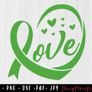 Mental Health Heart Ribbon SVG, Mental Health Svg, Mental Health gift, Cancer Awareness Svg, Mental Health Month, Cricut Silhouette