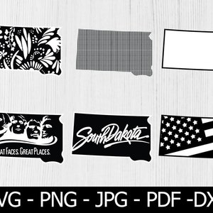 South Dakota State svg, floral South Dakota State, South Dakota SVG, South Dakota Home svg, USA State svg, SD svg, Cricut