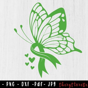 Butterfly Mental Health SVG, Mental Health SVG, Mental Health Ribbon svg, Mental Health Month, Awareness Ribbon, svg file to use for Cricut