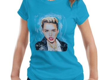 miley cyrus t shirt etsy