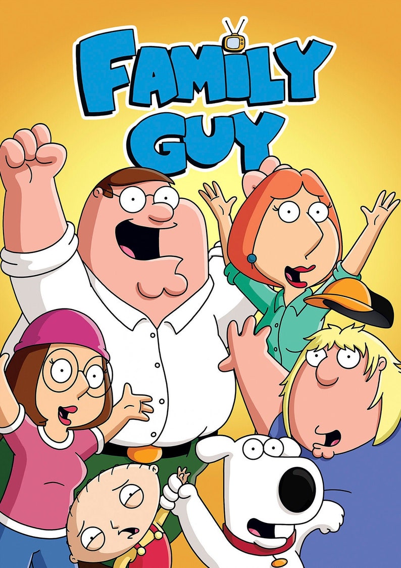 Family Guy Movie Poster High Resolution Print Printable Etsy