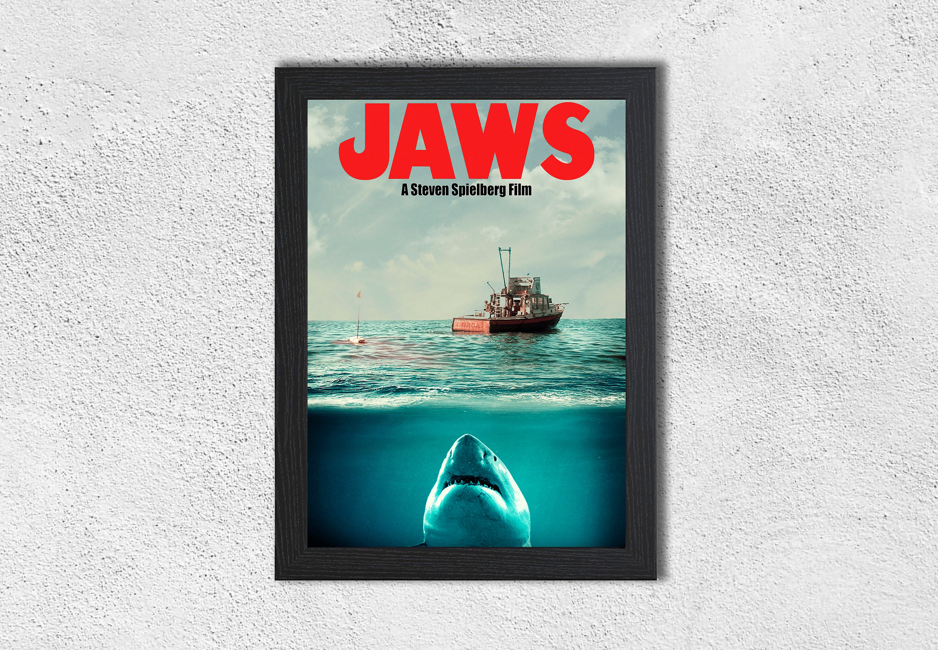 Jaws Movie Poster High Resolution Print Printable Wall | Etsy