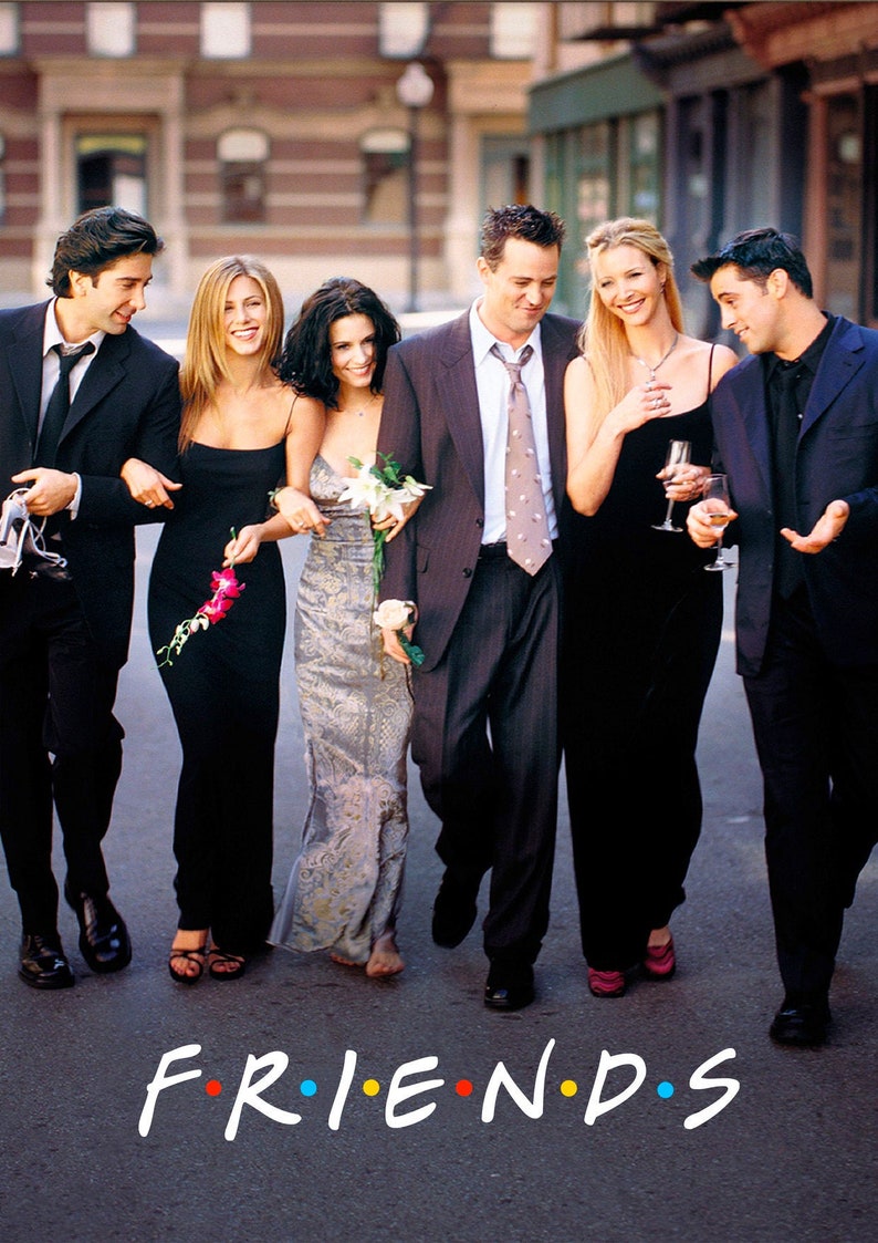 Friends Movie Poster High Resolution Print Printable Etsy