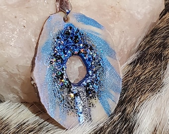 Equine (Horse) Cannon Bone Slice Pendant