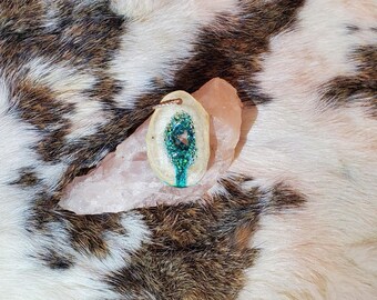 Equine (Horse) Cannon Bone Slice Pendant