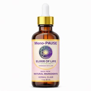 Women’s Balance Herbal Tincture – meno-PAUSE – Daily Wellness Ritual – Rooted Feminine Herbs