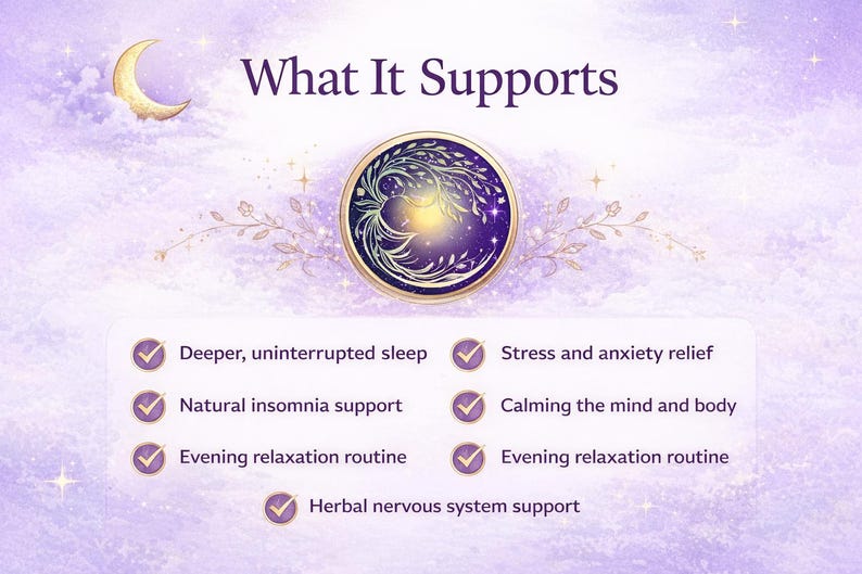 Sleep Tea Ritual Set Lunar Lullaby Nighttime Ritual Tea | Calming Herbal Bedtime Blend ...