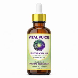 Handgemaakte kruidenparasietreiniging - Vital Purge Elixir