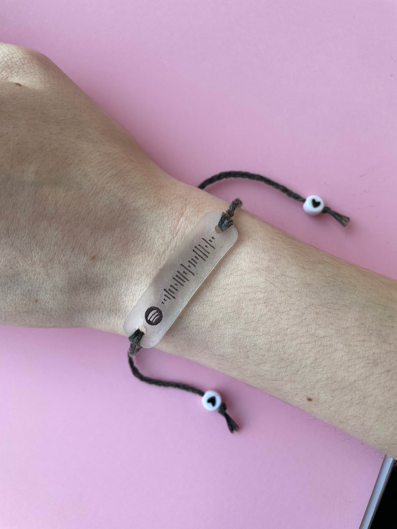 Spotify code adjustable bracelet adjustable bracelet