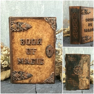 Book of Magic , Book of Shadows , Grimoire , Witches journal , handmade book , Gothic witch