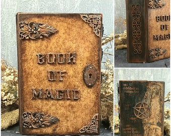Book of Magic , Book of Shadows , Grimoire , Witches journal , handmade book , Gothic witch
