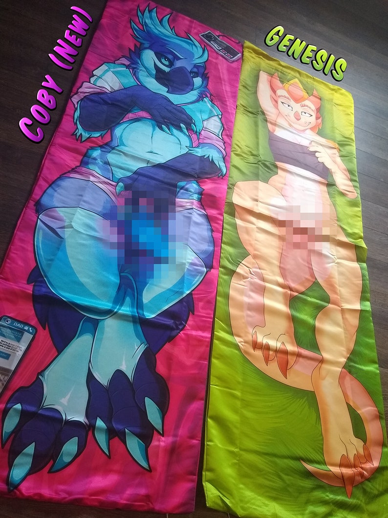 Dakimakura // Furry Full Body Pillows | Etsy