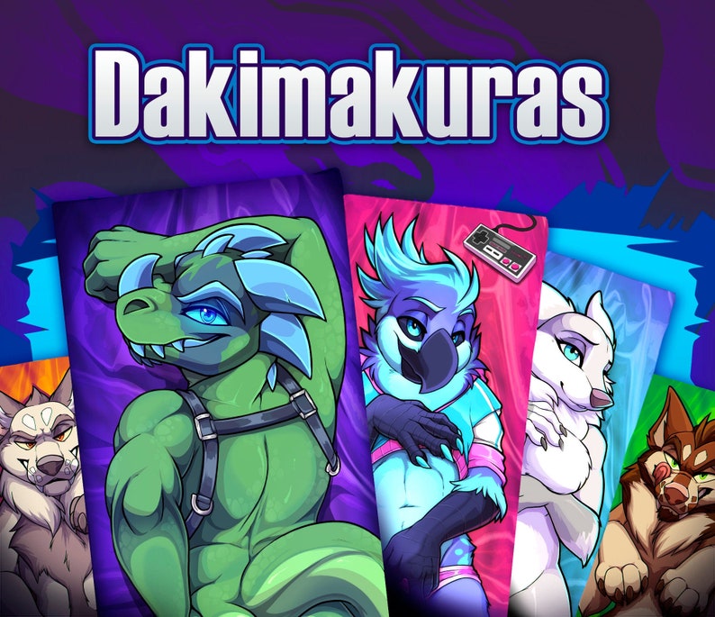 Dakimakura // Furry Full Body Pillows | Etsy