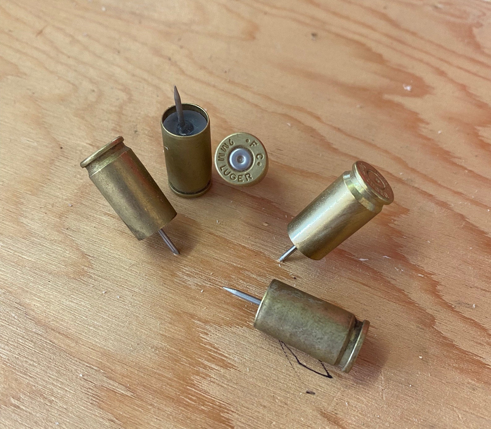9mm Brass Push Pins Etsy