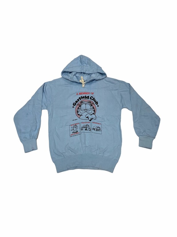 Vintage Garfield Hoodies 70s Jim Gavis Cartoon Mem