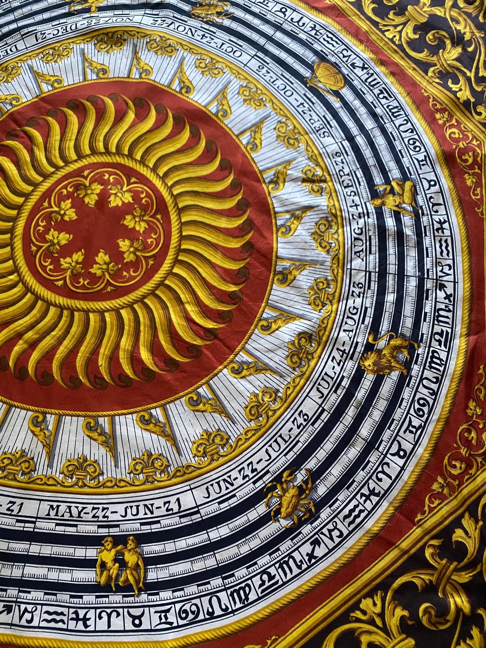 Astrology Flag Scarf 140x140 600081838blk