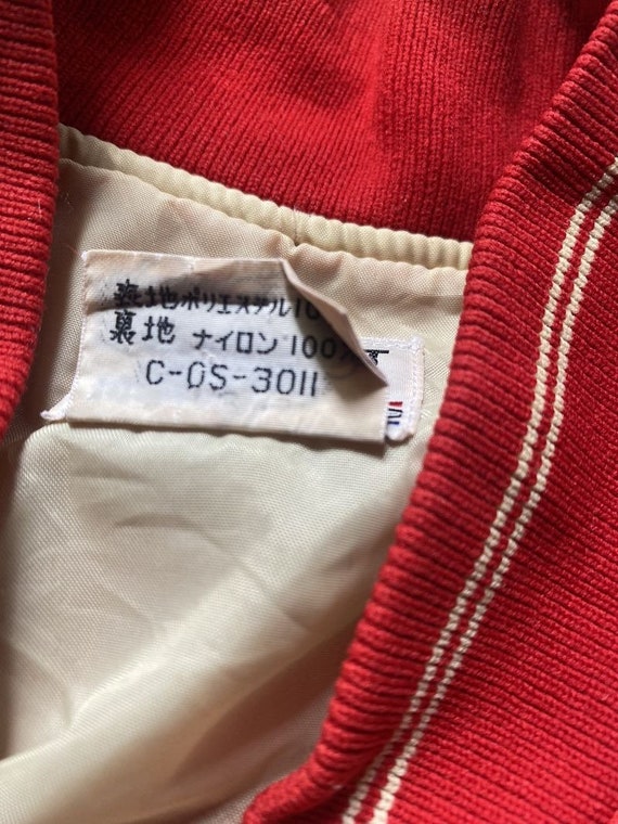 Vintage 90s Descente Striped Baseball Jacket Wome… - image 5