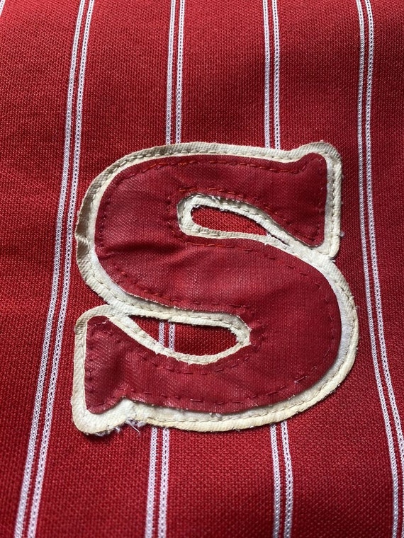 Vintage 90s Descente Striped Baseball Jacket Wome… - image 3