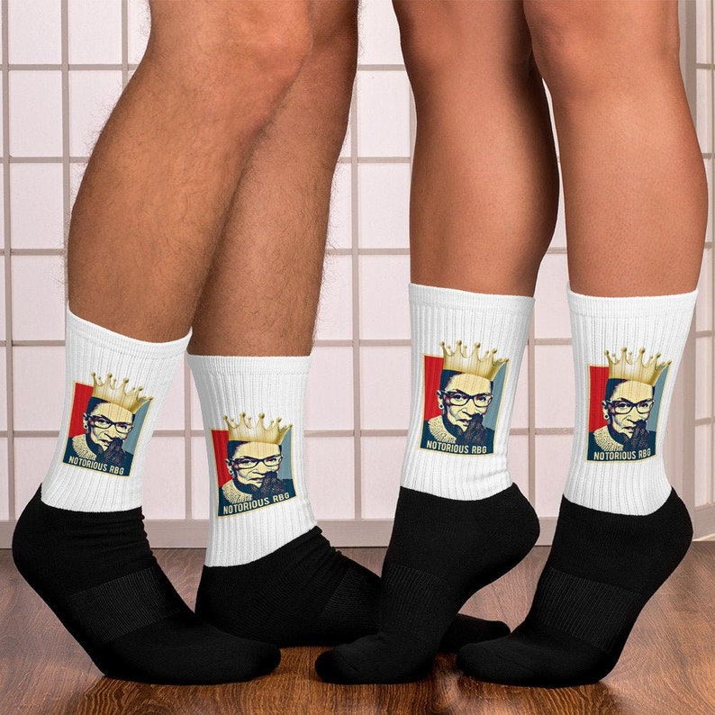 Ruth Bader Ginsburg Activists /& Feminists Dissent Unisex Socks RGB Supreme Court Justice Notorious RBG Shirt