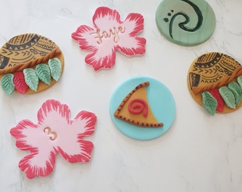 Moana Cupcake Etsy Moana Cupcake Etsy