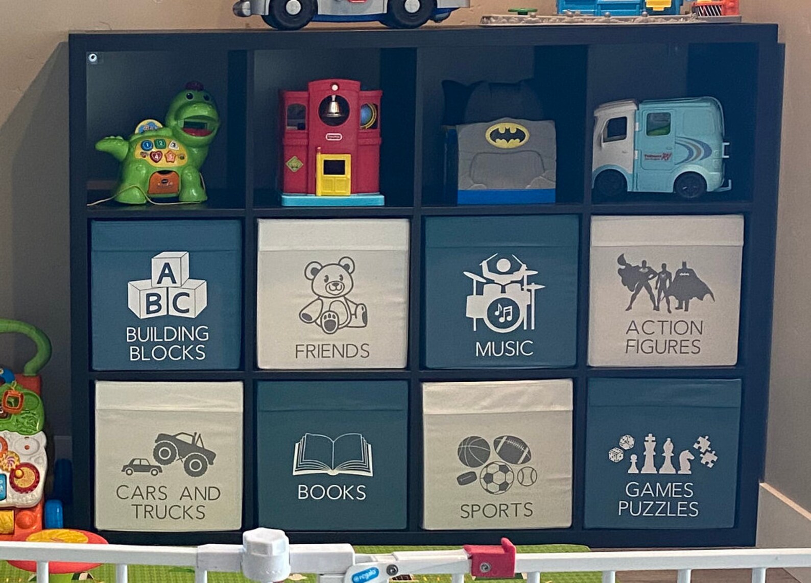 Vinyl Kids Storage Cube Bin Labels Etsy