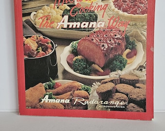 Vintage Amana Microwave Cookbook