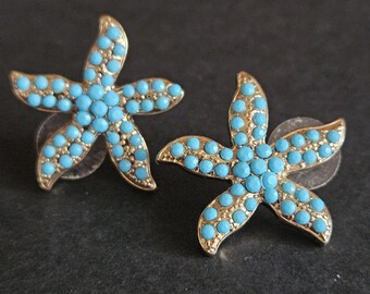 Pre-owned Tommy Bahama  Starfish Pierced Earrings