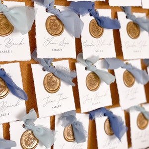 Chiffon + Wax Seal Place Kaarten
