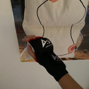 Boxing punch bag pillow with gloves
