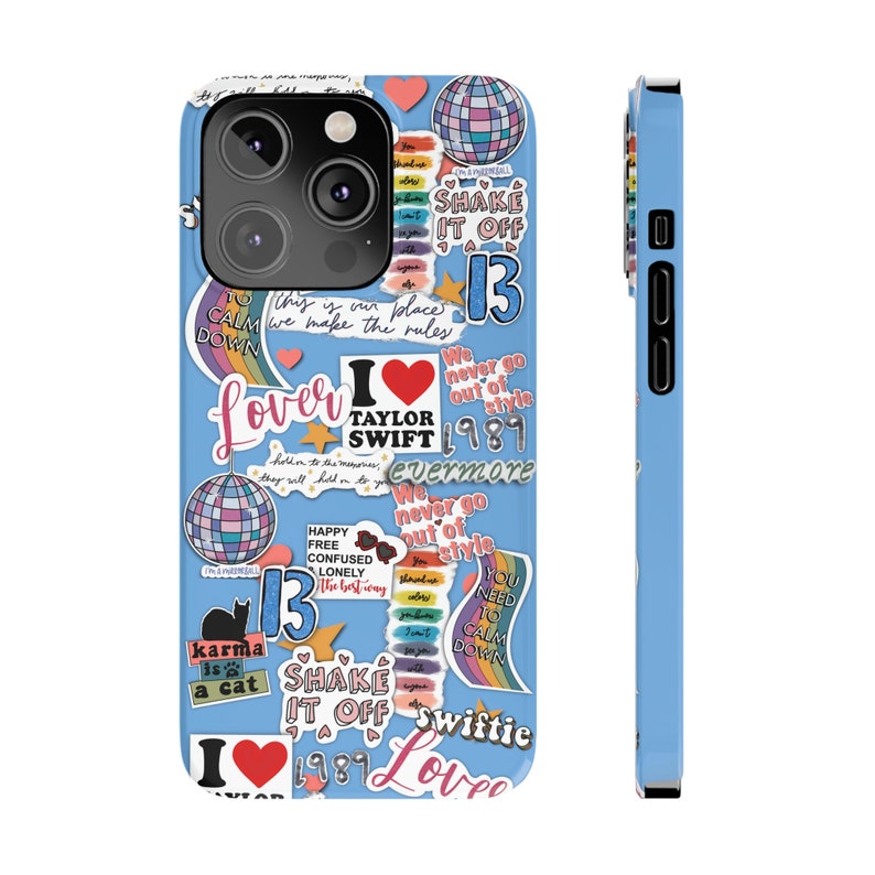 Taylor Swift Lover Swiftie Mirrorball Cat Slim Phone Cases Etsy