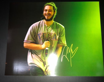 POST MALONE #2 REPRINT 8X10 AUTOGRAPHED SIGNED PHOTO PICTURE MAN CAVE GIFT 