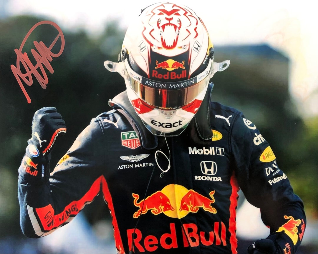 Max Verstappen Signed 8x10 Photo - Etsy