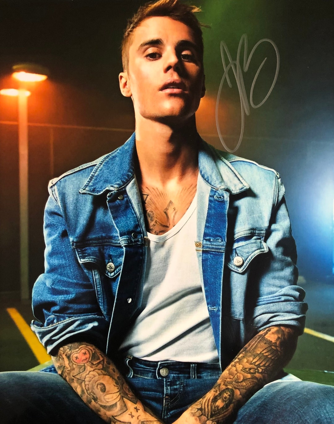 Justin Bieber Signed 8x10 Photo - Etsy