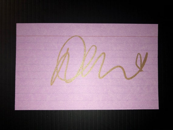 Demi Lovato Handwriting