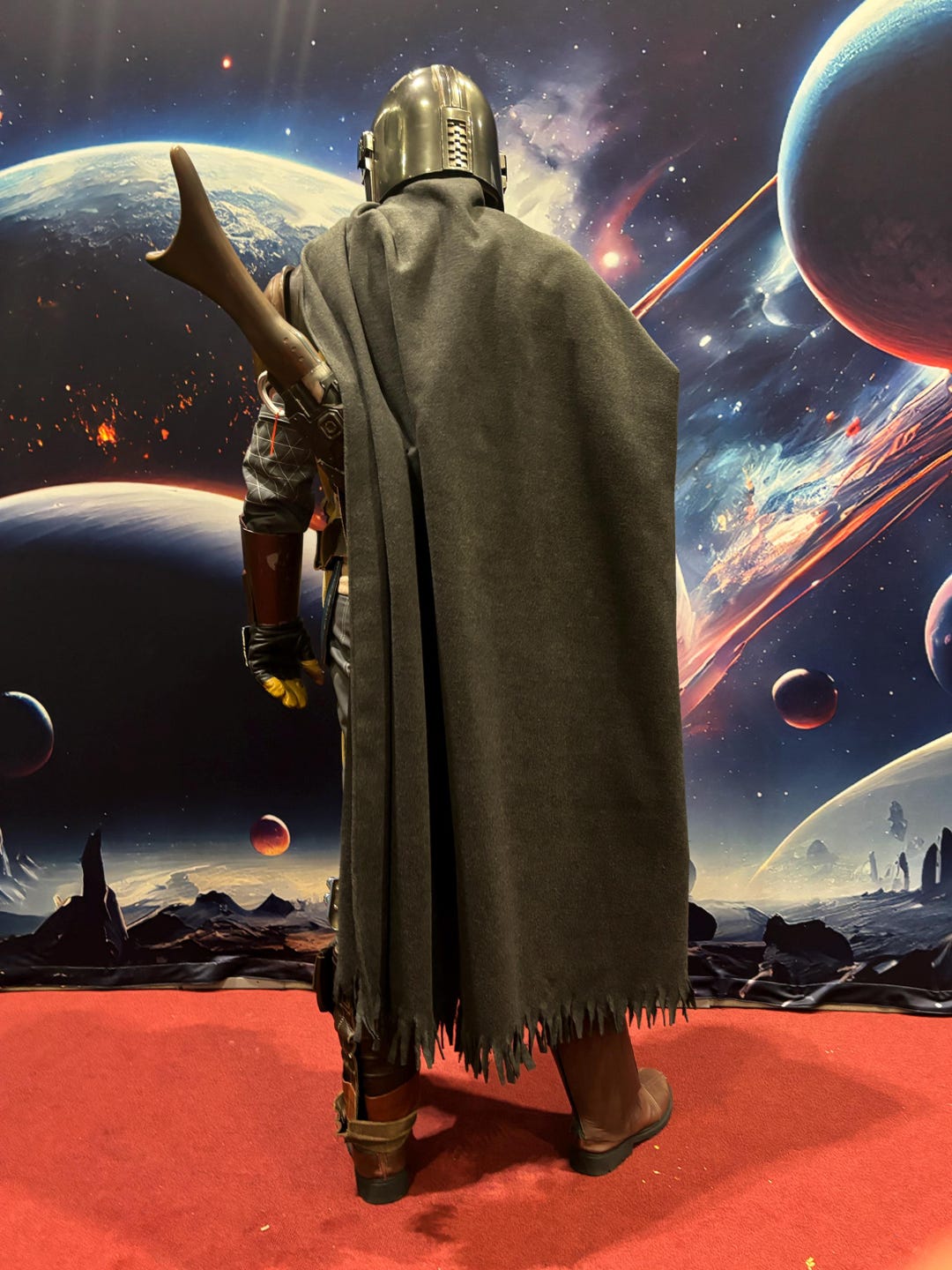 Mandalorian-style (din Djarin) Cape | Sci-fi Bounty Hunter Cloak ...