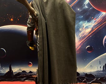 Capa estilo mandaloriano (Din Djarin) / Capa de cazarrecompensas de ciencia ficción / Capa de cosplay personalizada