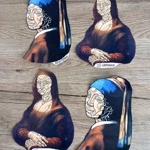 Stickers, portraits célèbres revisités