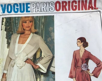 Vogue Paris Original Sewing Pattern, Nina Ricci Designer, 1974 size 12 FF UNCUT