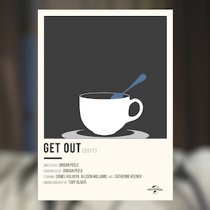 Get Out (2017) - Minimalistische illustratie stijl afdrukken (digitaal downloaden)