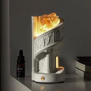 Lâmpada de Cristal do Coliseu: Difusor de Aromaterapia, Decoração Romana