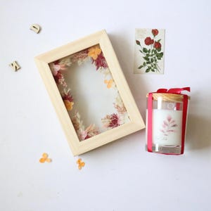 Custom Pressed Flower Wood Photo Frame (5x7 Frame) - Etsy