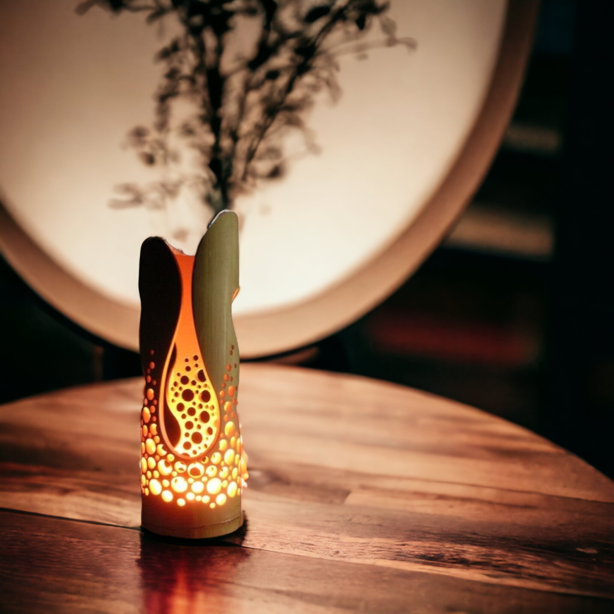 Bamboo Lamps Bedroom Lamps Feng Shui Lamps Ambient - Etsy