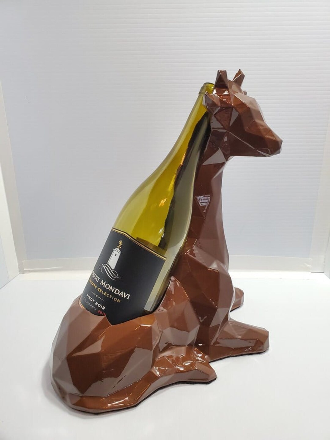 Giraffe Wine Bottle Holder - Etsy