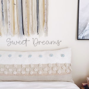 SWEET DREAMS | wire words wall decor art | bedroom or nursery | wall sign