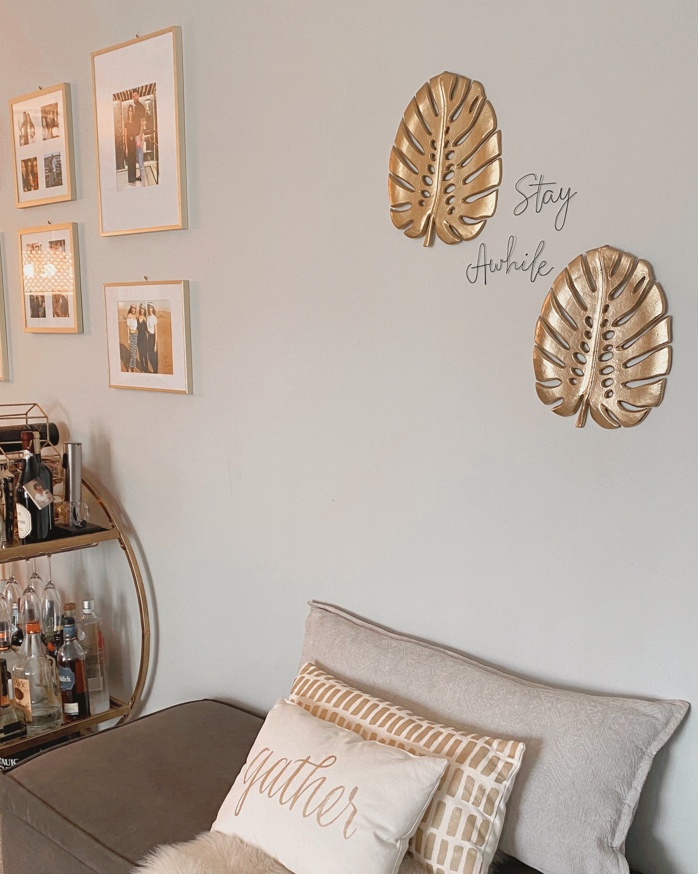 STAY AWHILE Wire Words Wall Decor Wire Sign Wire Wall | Etsy