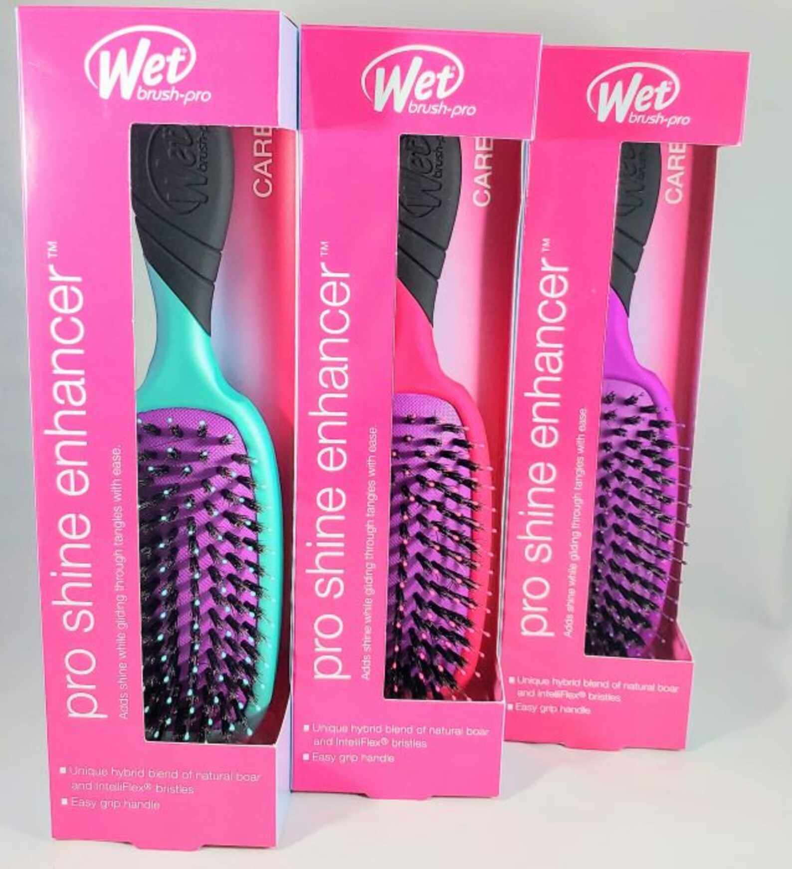 Wet Brush Pro Shine Enhancer Boar & IntelliFlex Bristles EZ Etsy