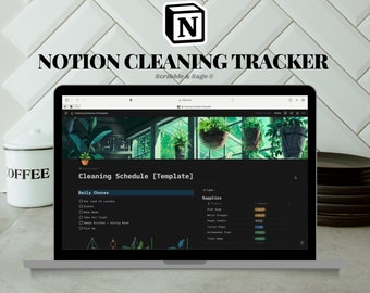 student planner notion template Cleaning Checklist Notion Template | cleaning schedule, notion templates, planner template for notion, chore tracker, housework planner